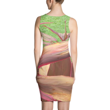 Load image into Gallery viewer, Women&#39;s All Over Print Dress - Embrace The Green ~ Jamaican plant life      Item# WAPDetg
