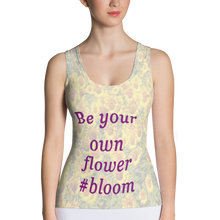 Carregar imagem no visualizador da galeria, Women&#39;s All Over Print Tank Top - Be Your Own Flower      Item# WAPTTyof
