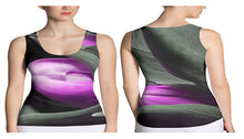 Cargar imagen en el visor de la galería, Women&#39;s All Over Print Tank Top - Purple Wrap      Item# WAPTTpw
