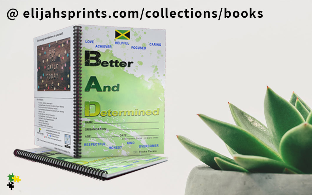 Book - Better And Determined: An Empowering Journal for Self-Discovery and Motivation