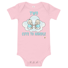 Load image into Gallery viewer, Baby&#39;s Short Sleeve Bodysuit - Two Cute To Handle            Item # BSSBtch
