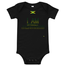 Carregar imagem no visualizador da galeria, Baby&#39;s Short Sleeve Bodysuit - I Am Officially Jamaicanized            Item # BSSBioja
