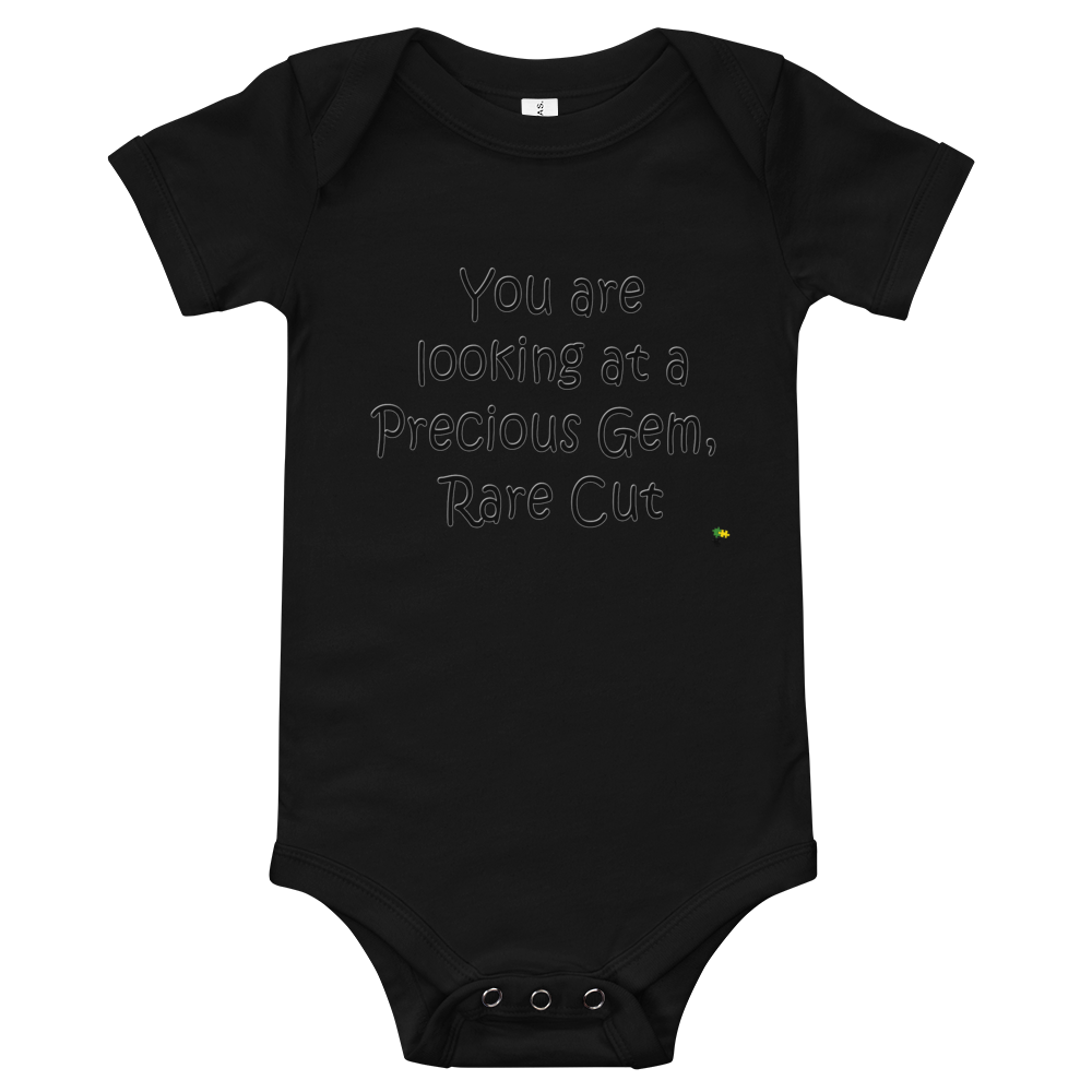 Baby's Short Sleeve Bodysuit - You Are looking At A Precious Gem, Rare Cut    Item # BSSByal