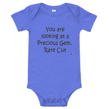 Carregar imagem no visualizador da galeria, Baby&#39;s Short Sleeve Bodysuit - You Are looking At A Precious Gem, Rare Cut    Item # BSSByal
