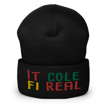 Cargar imagen en el visor de la galería, Cuffed Beanie Hat - It Cole Fi Real  Item # CBHcfr
