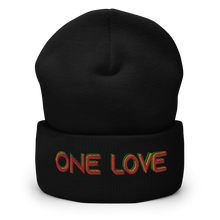 Cargar imagen en el visor de la galería, Cuffed Beanie Hat - One Love  Item # CBHol
