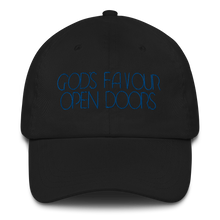 画像をギャラリービューアに読み込む, Embroidered Baseball Cap - God&#39;s Favour Opens Doors    Item# CLPgfo
