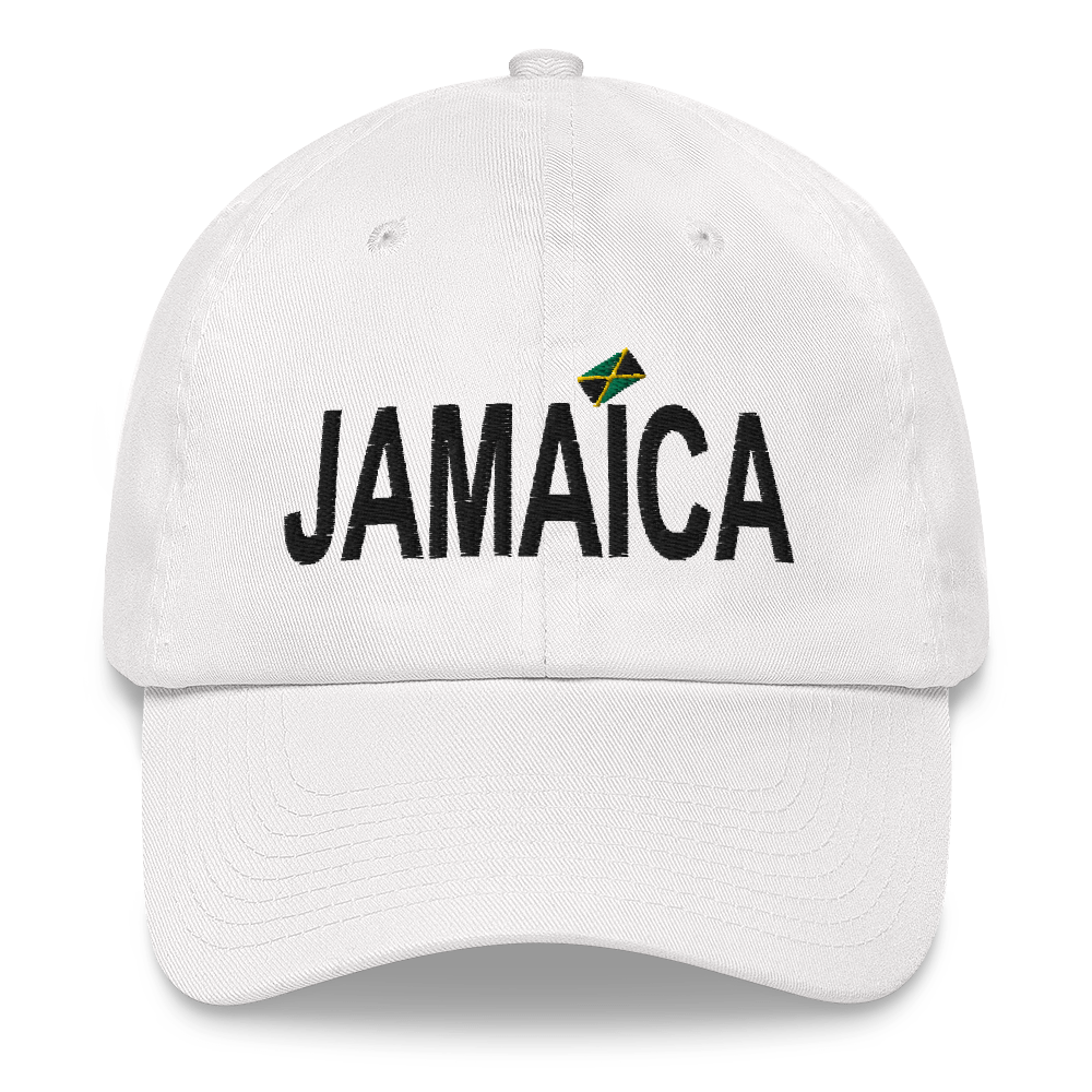 Embroidered Baseball Cap -  Jamaica with the Flag   Item# CLPjamflag