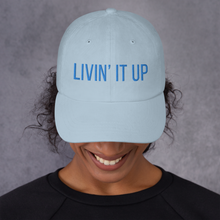 Cargar imagen en el visor de la galería, Embroidered Baseball Cap -  Livin&#39; It    Item# CLPlivin

