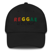 Load image into Gallery viewer, Embroidered Baseball Cap -  Reggae To The Worl&#39;   Item# CLPrw
