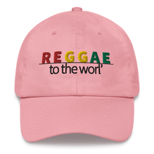 Load image into Gallery viewer, Embroidered Baseball Cap -  Reggae To The Worl&#39;   Item# CLPrw
