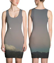 Load image into Gallery viewer, Women&#39;s All Over Print Dress - The Moon ~ Jamaican skies      Item# WAPDmo
