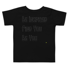 Cargar imagen en el visor de la galería, Kid&#39;s Short Sleeve T-shirt - Be Inspired. Find You. Be You.     Item # KSSTbifu
