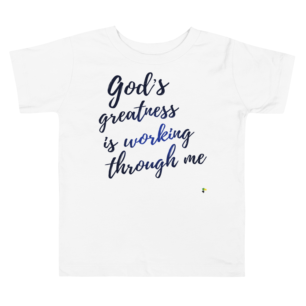 Kid's Short Sleeve T-shirt - God's Greatness     Item # KSSTgg