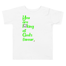 Load image into Gallery viewer, Kid&#39;s Short Sleeve T-shirt - You Are Looking at God&#39;s Favour     Item # KSSTla
