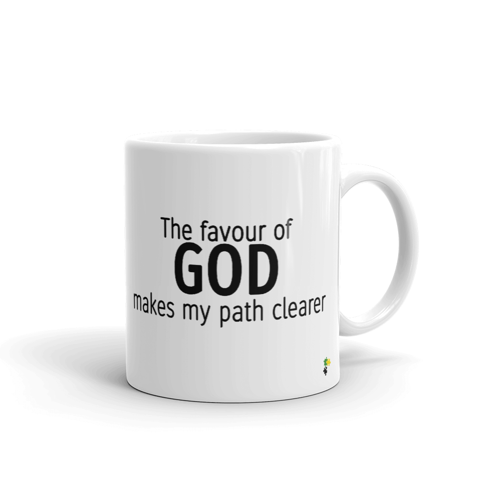 Mug - The Favour Of God Makes My Path Clearer  Item#  MUGfogm