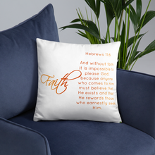 Cargar imagen en el visor de la galería, Pillow - Faith       Item#  TPfaith
