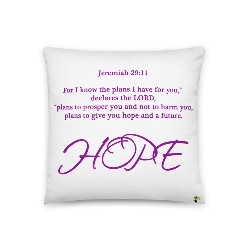 Pillow - Hope       Item#  TPhope