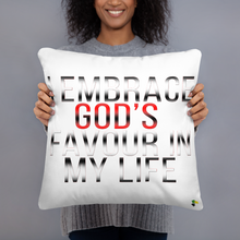 Carregar imagem no visualizador da galeria, Pillow - I Embrace God&#39;s Favour In My Life          Item#  TPiegf
