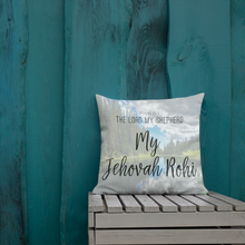 Load image into Gallery viewer, Pillow - Jehovah Rohi, The Lord My Shepherd  Item#  TPjrs
