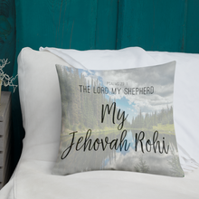 Cargar imagen en el visor de la galería, Pillow - Jehovah Rohi, The Lord My Shepherd  Item#  TPjrs

