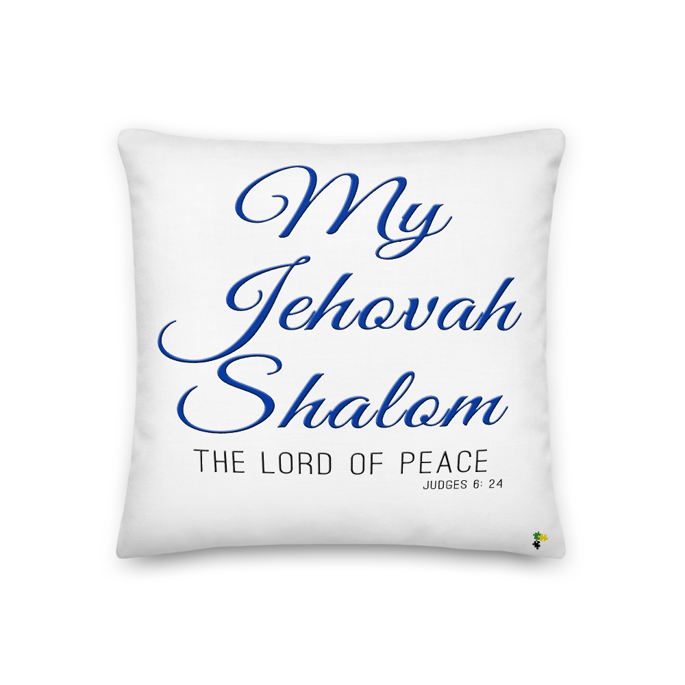 Pillow - Jehovah Shalom, The Lord Of Peace  Item#  TPjsp