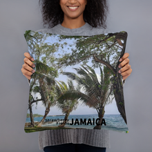 Load image into Gallery viewer, Pillow - Strawberry Fields, Jamaica       Item#  TPstfja
