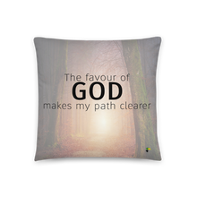 Carregar imagem no visualizador da galeria, Pillow - The Favour Of God Makes My Path Clearer    Item#  TPfogm
