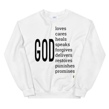 画像をギャラリービューアに読み込む, Adult Unisex Sweatshirts and Hoodies - GOD   Item#  AUHgod  /AUSWgod
