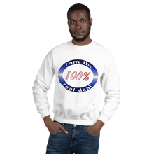 Carregar imagem no visualizador da galeria, Adult Unisex Sweatshirts and Hoodies - I Am The Real Deal 100%   Item#  AUHird  /AUSWird
