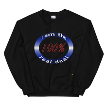 Cargar imagen en el visor de la galería, Adult Unisex Sweatshirts and Hoodies - I Am The Real Deal 100%   Item#  AUHird  /AUSWird
