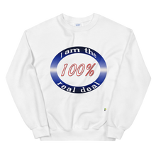 Cargar imagen en el visor de la galería, Adult Unisex Sweatshirts and Hoodies - I Am The Real Deal 100%   Item#  AUHird  /AUSWird
