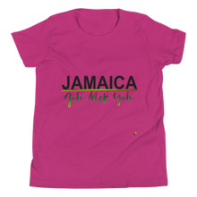 Carregar imagem no visualizador da galeria, Youth Short Sleeve Shirt - JAMAICA ~ Jah Mek Yah      Item # YSSSjah
