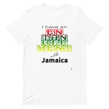 Cargar imagen en el visor de la galería, Adult Unisex T-Shirt - I Have An Entanglement With Jamaica  Item # AUSSenja
