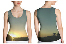 Load image into Gallery viewer, Women&#39;s All Over Print Tank Top - Peeping Sun, St. Andrew Jamaica      Item# WAPTTps
