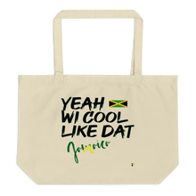 Carregar imagem no visualizador da galeria, Tote Bag - Yeah Wi Cool Like Dat Jamaica   Item#  TBywja
