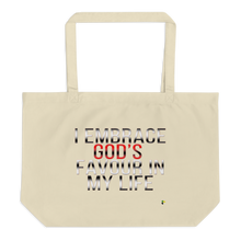 Carregar imagem no visualizador da galeria, Tote Bag - I Embrace God&#39;s Favour In My Life  Item#  TBiegf
