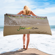 Load image into Gallery viewer, Towel -Jamaica - Wi Deh Pon Di Beach (Sand)    ITEM# BTjapb
