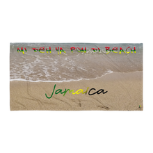 Cargar imagen en el visor de la galería, Towel -Jamaica - Wi Deh Pon Di Beach (Sand)    ITEM# BTjapb
