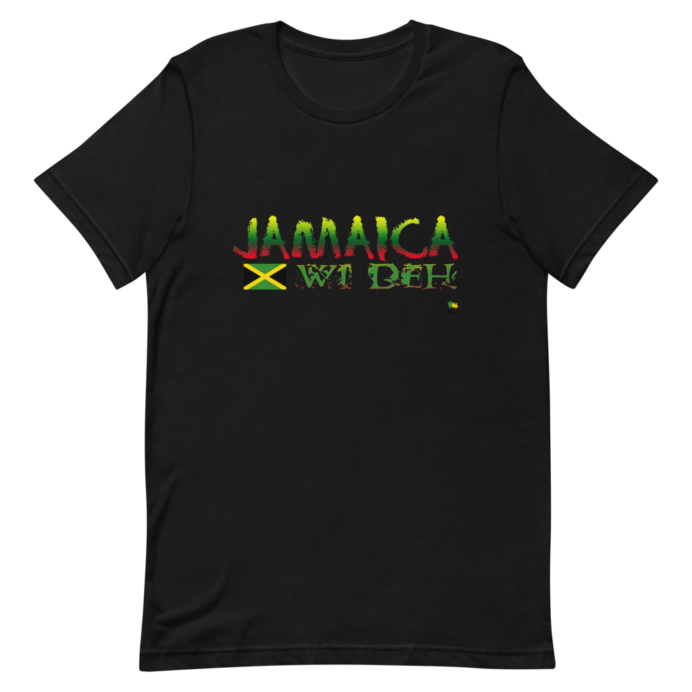 Adult Unisex T-Shirt - Jamaica Wi Deh            Item # AUSSjawd