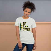 Cargar imagen en el visor de la galería, Adult Unisex T-Shirt - Be A Spark         Item # AUSSbas
